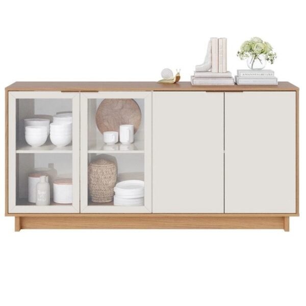 Aparador para Sala Buffet Vitória Freijó Off White – Colibri